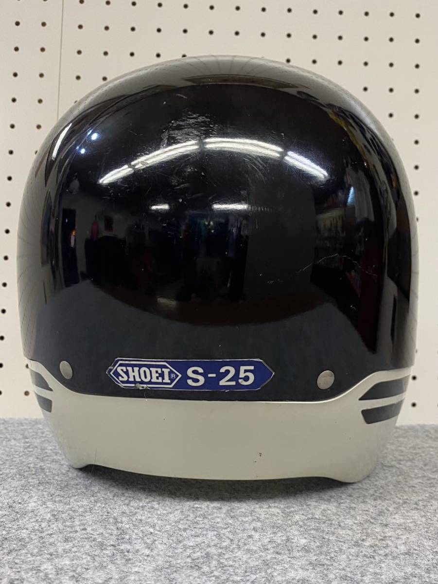 1970s SHOEI S-25 フルフェイス ヘルメット XL 黒 ショウエイ