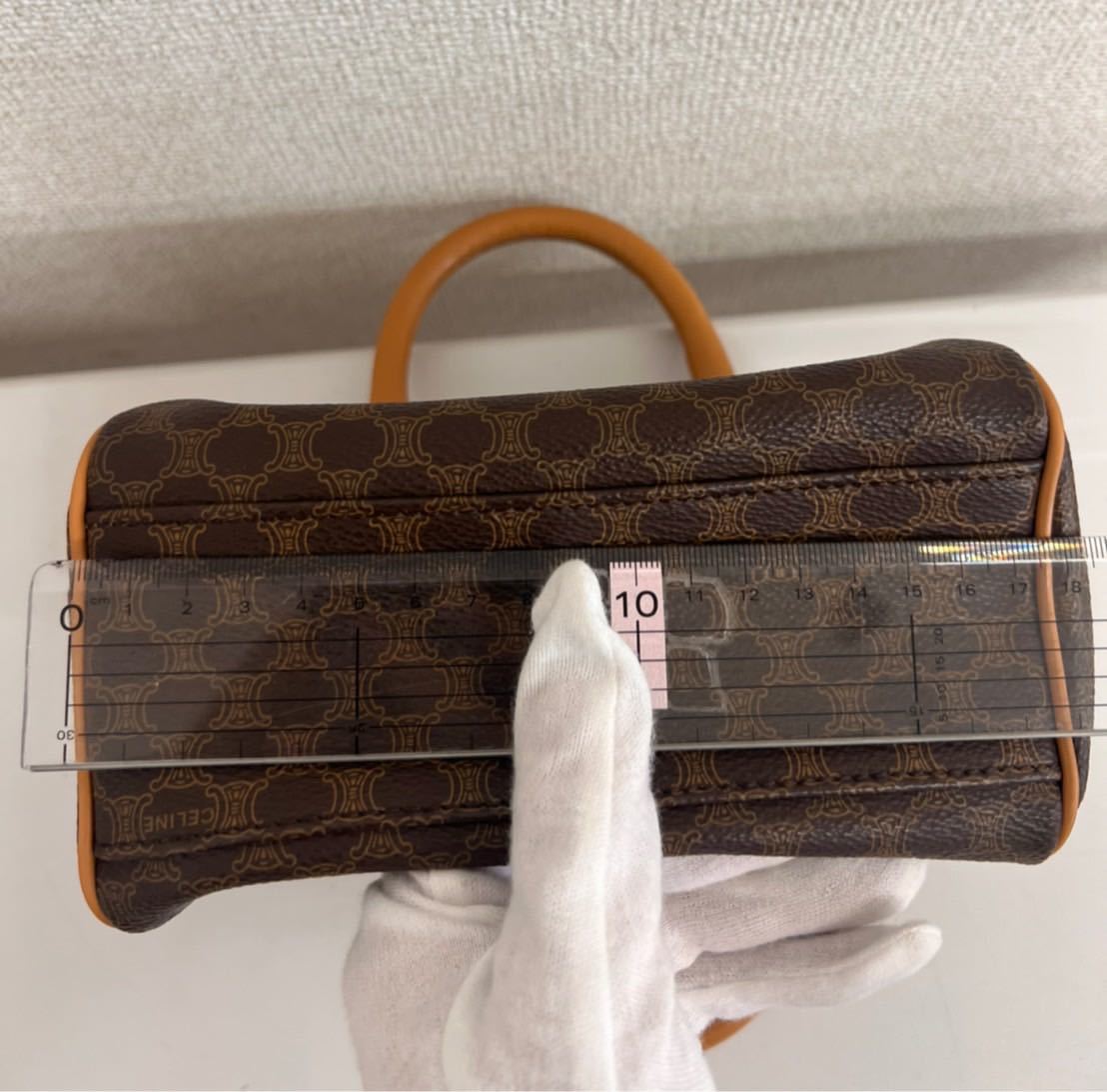 セリーヌ CELINE 柄 ミニボストン ヴィンテージ オールドセリーヌ ミニ