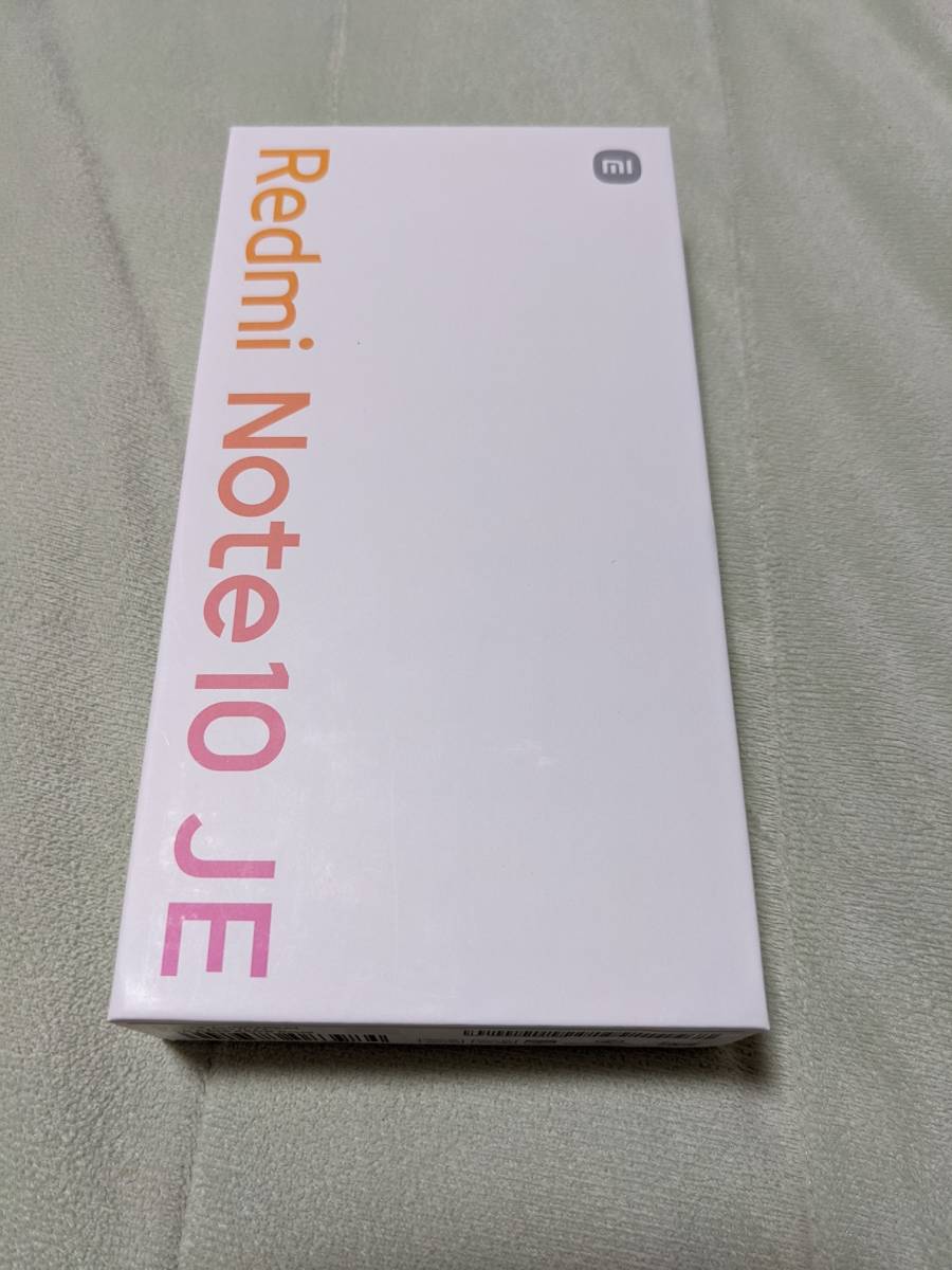 ☆新品・未使用☆Redmi NOTE10 JE クロムシルバー☆au SIMフリー