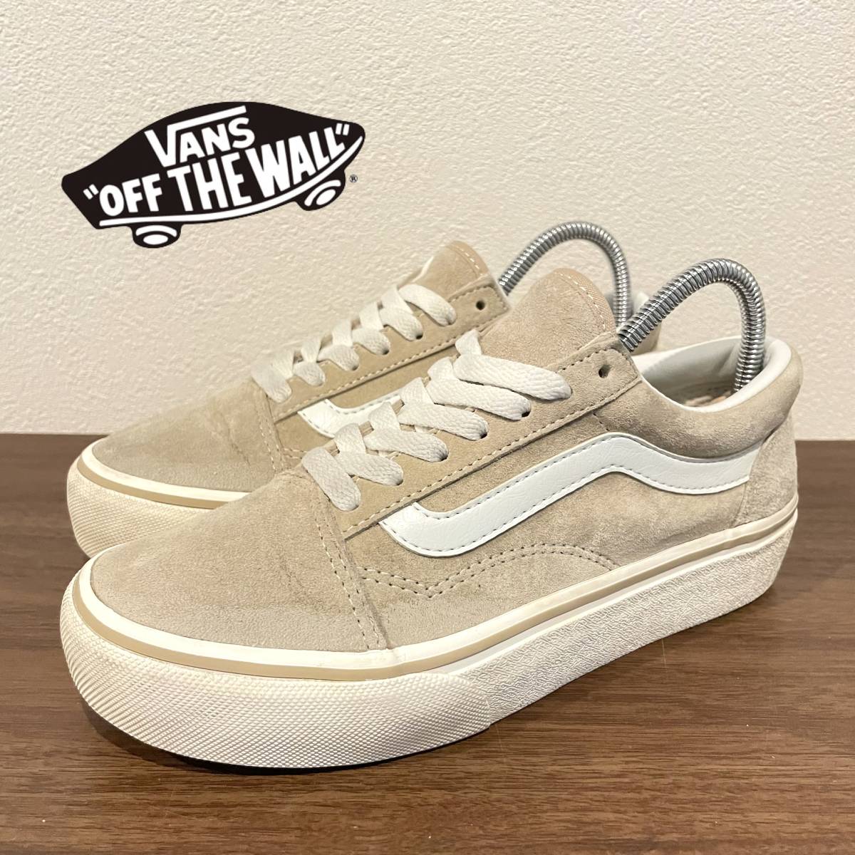 人気定番，限定セール VANS OLD SKOOL PLAT ヴァンズ オールドスクールプラット ベージュ レディース ローカットスニーカー カジュアル ストリート アメカジ 古着(バンズ)｜売買されたオークション情報、yahooの商品情 バンズ