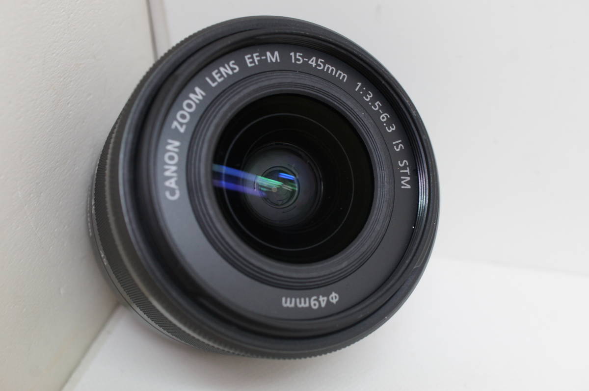☆中古美品☆Canon EOS M100（ブラック） ダブルレンズキット（EF-M 15