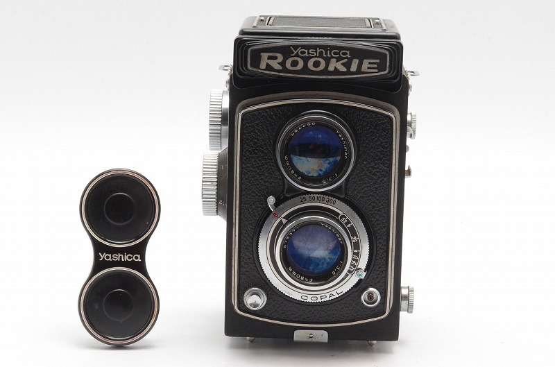 ○きれいな外観☆昭和レトロ○ヤシカ YASHICA Rookie 二眼レフ