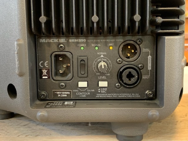 MACKIE マッキー パワードスピーカー SRM350 2台セット 専用スタンド
