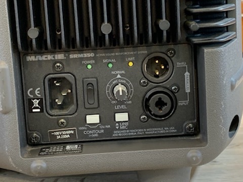 MACKIE マッキー パワードスピーカー SRM350 2台セット 専用スタンド