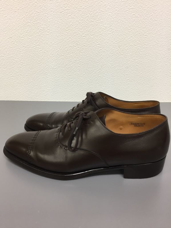 JOHN LOBB ジョンロブ 内羽根 ストレートチップ レザーシューズ 革靴 