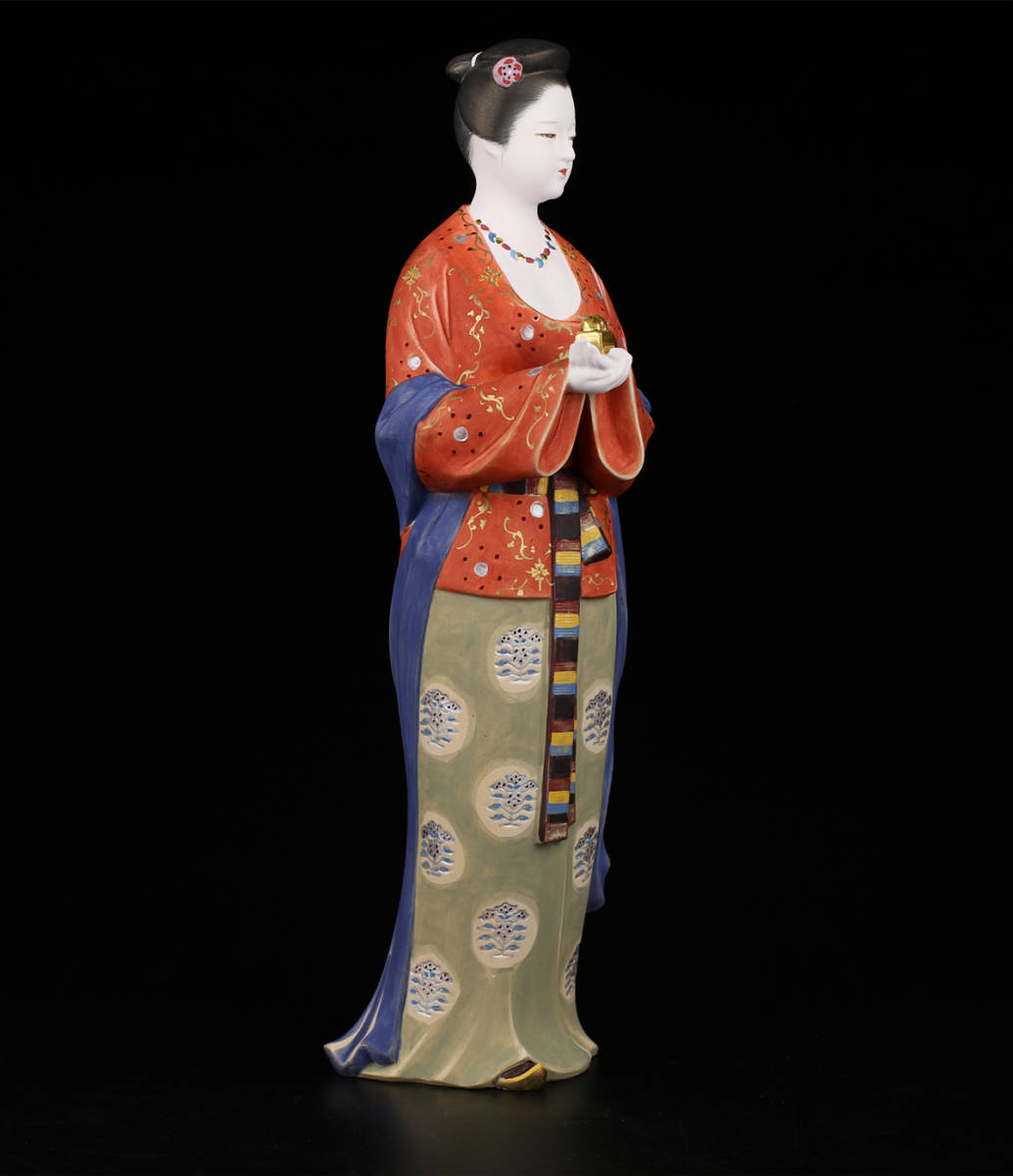 博多人形 日展作家 奴国王 『 能 三 O0261 日展作家 【北岡秀雄】 作 『