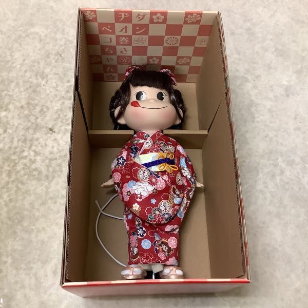 中古】不二家 昭和モダン ラヂオ巻き 不味 ペコちゃん人形 2015 YEAR