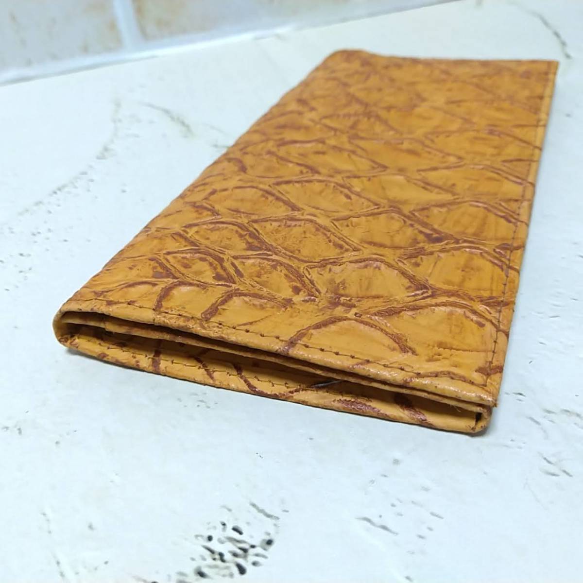 激レア✨ センザンコウ 穿山甲 エキゾチックレザー 長財布 クラッチバッグ ○センザンコウ 【穿山甲】 パンゴリン アリクイ 型押し 札入れ / 長