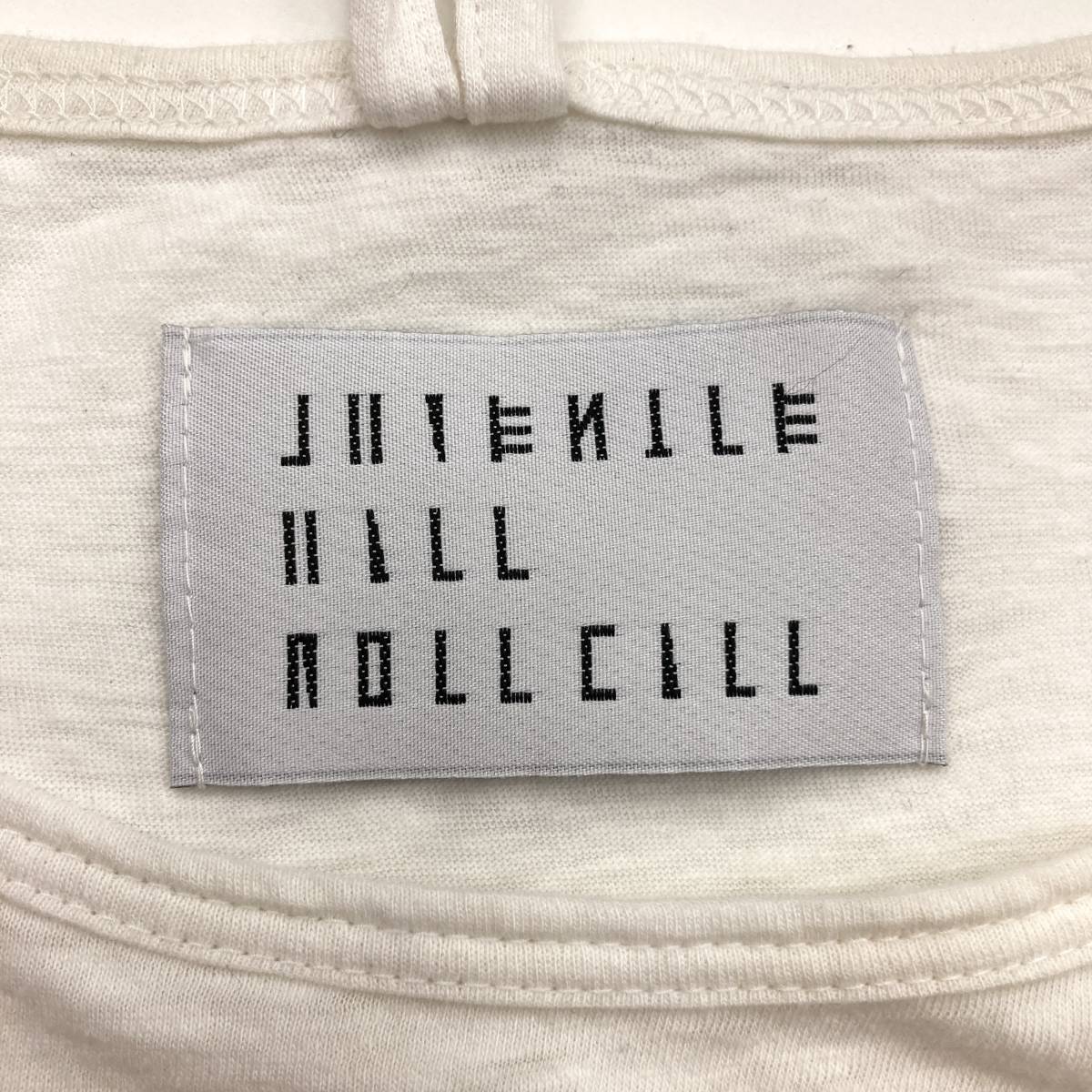 JUVENILE HALL ROLLCALL タンクトップ カモフラ 総柄 ホワイト 白 切替 