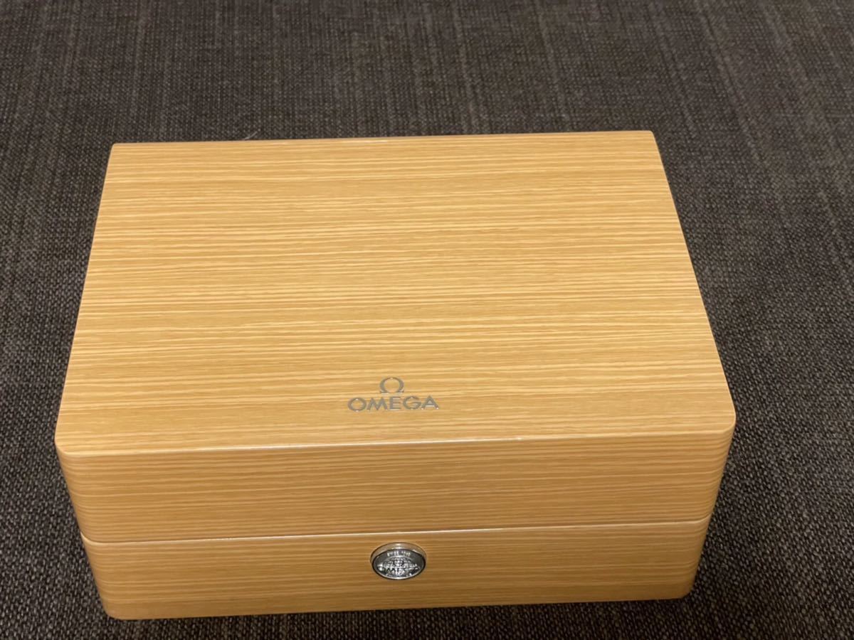 オメガ OMEGA 空箱 腕時計 木製 純正 木箱 ウォッチボックス 時計用 箱 