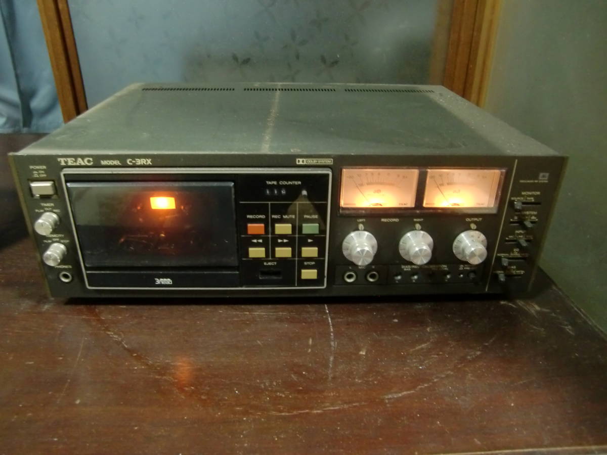 ジャンク(故障品) DENON デノン 3ヘッドカセットデッキ DR-M9 DENON