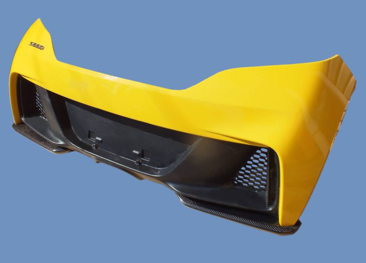 クリア塗装済み S660 JW5 前期 カーボンリアリップスポイラー 左右