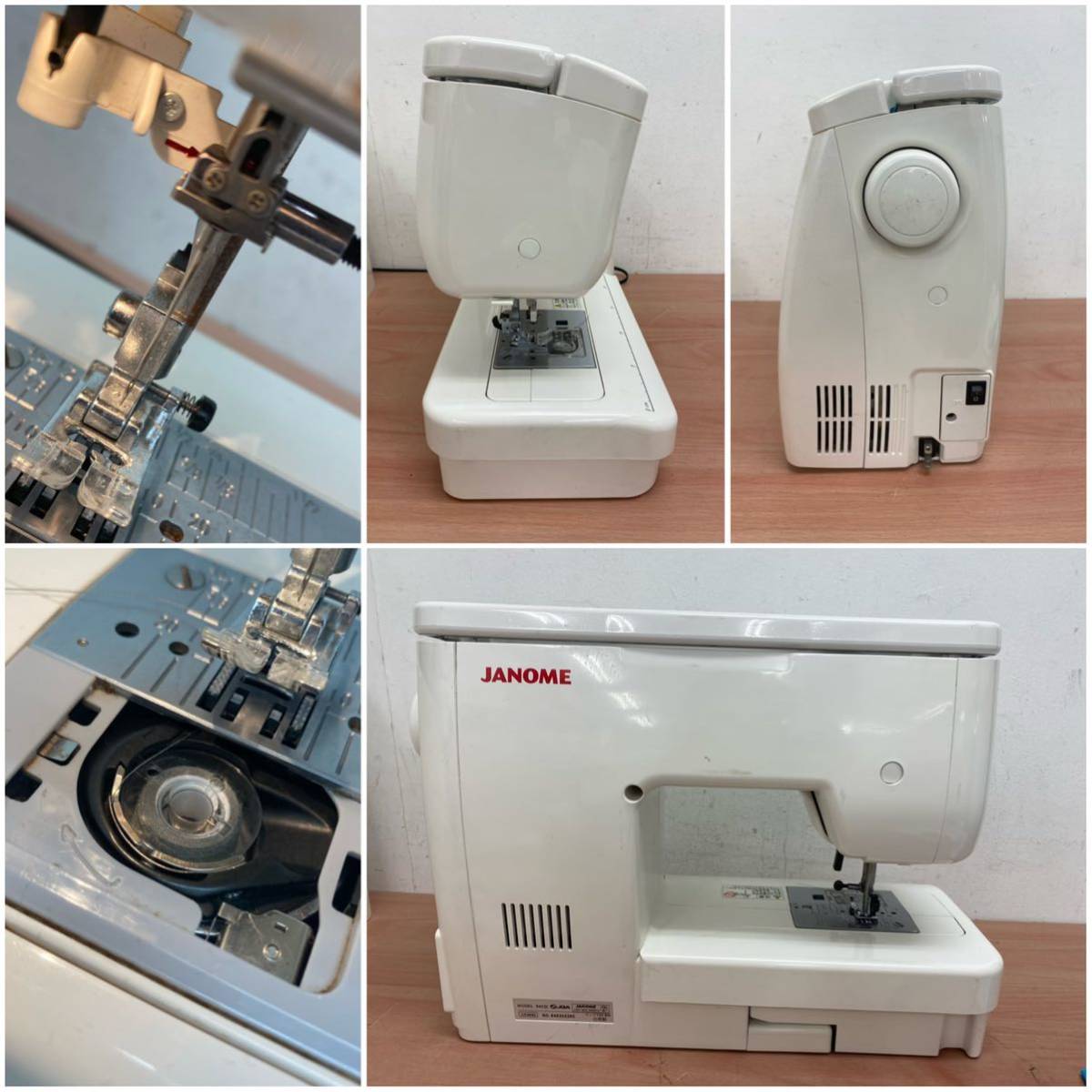I☆ 動作品 ジャノメ ミシン エクールCP 4850 皮・革・レザービニール 