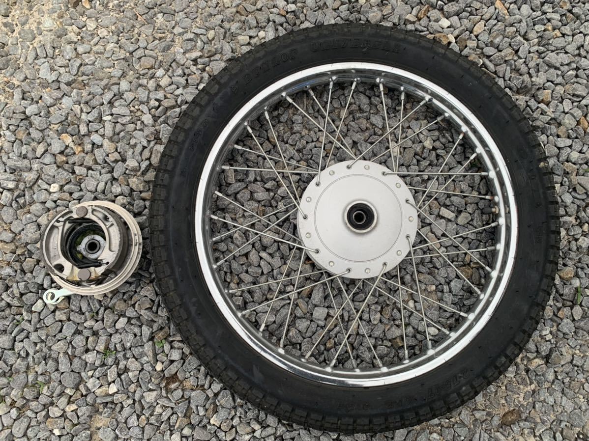 激安大特価，100%新品 HONDA クロスカブ110 JA10 CC110 フロントホイール 17&times;1.40 ドラムブレーキ シャフト径12ｍｍ ポン付け jazzのインチアップにも(フロント)｜売買されたオークション情報、yahooの商品情報をアーカ ホンダ用