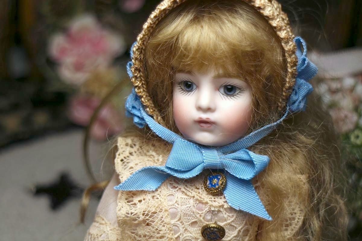 優秀作！ブリュ ミニョネット by著名作家さま 約20cm/ジュモー ドール 