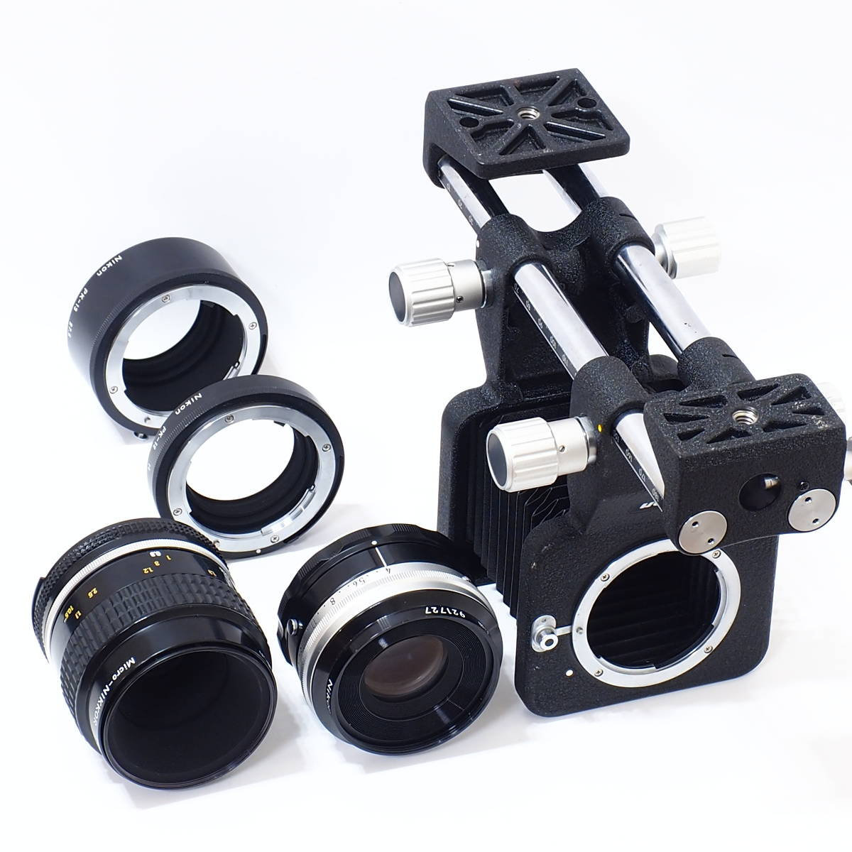 Nikon Bellows PB-5 NIKKOR-P 105mm F4 Ai-S Micro-NIKKOR 55mm F2.8
