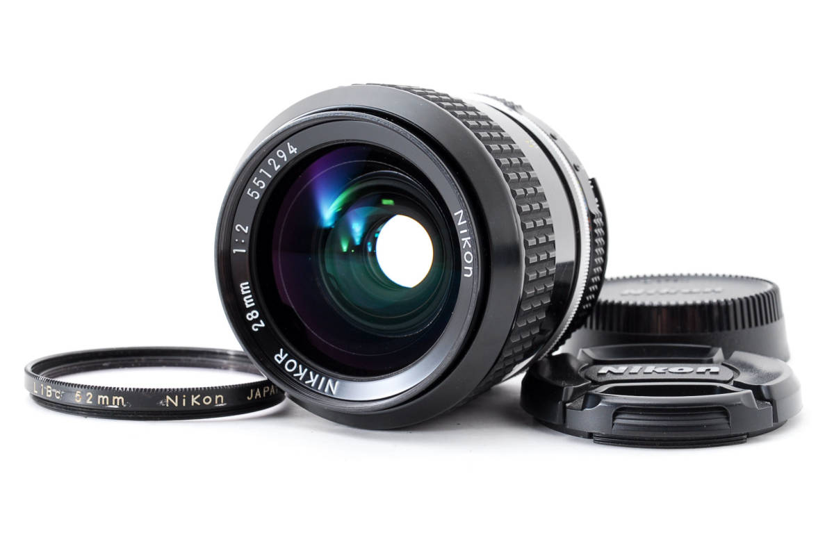 ニコン Nikon Ai NIKKOR ニッコール 28mm F2 28mm Nikon Nikkor DSLR Lenses ☆良品☆