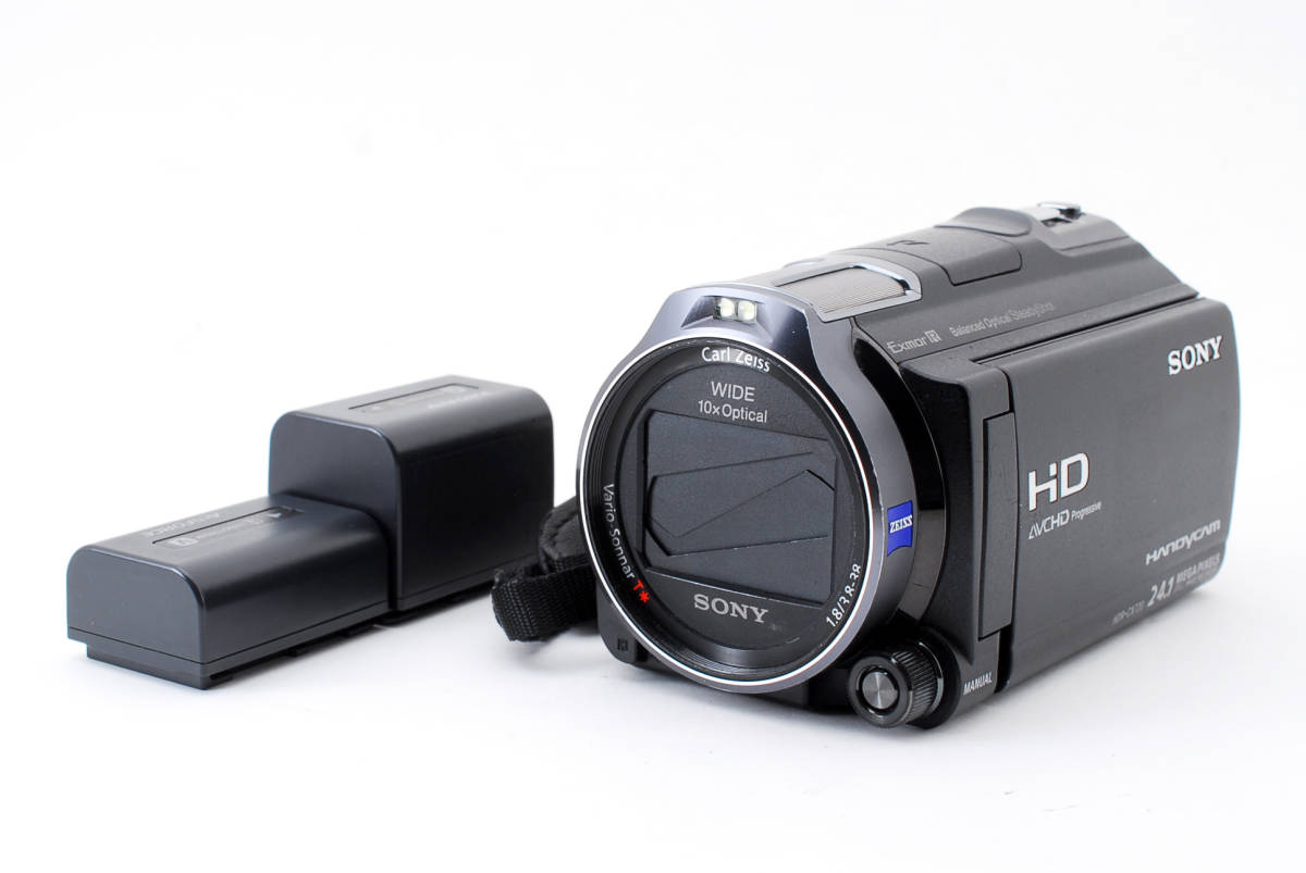 SONY ソニー HDR-CX720V バッテリー2個付き / Carl Zeiss Vario-Sonnar 