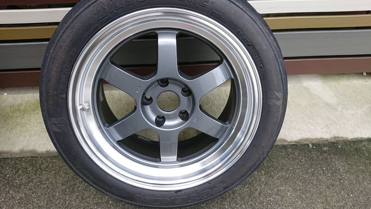 レイズ VolkRacing TE37V SIZE:9J-17 +20(M) PCD:114.3-5H セラミック 