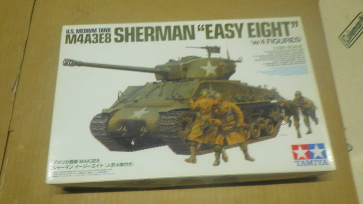 【驚きの破格値，SALE】 タミヤ 1/35 アメリカ戦車 M4A3E8 シャーマン イージーエイト エッチングパーツ付 開封 未組立品 激レア ビンテージ 当時物(主力戦車（MBT）)｜売買されたオークション情報、yahooの商品情報をア 主力戦車（MBT）