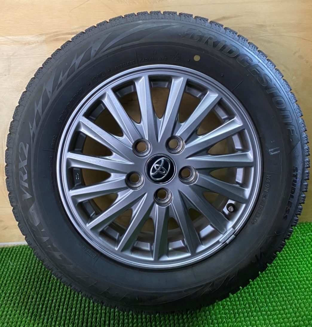 195/65R15 BRIDGESTONE【2019年】(TOYOTA純正) 15X6J ET50 5H/114.3 4