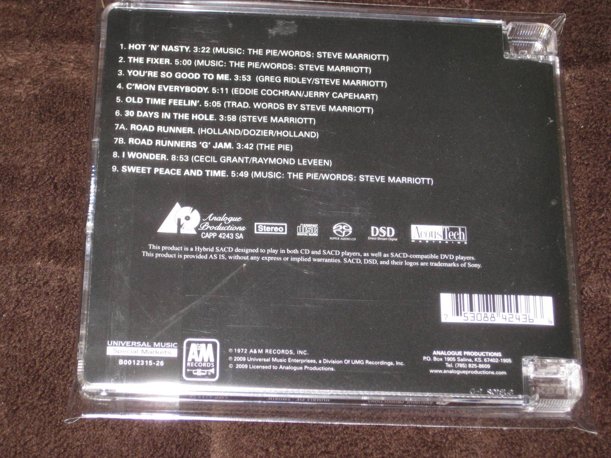 新作入荷，豊富な】 HUMBLE PIE ハンブル・パイ / SMOKIN' 2010年発売