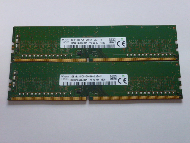 △複数入荷 ノートパソコン用メモリ SAMSUNG DDR4 PC4-2400T 8GB x 2枚