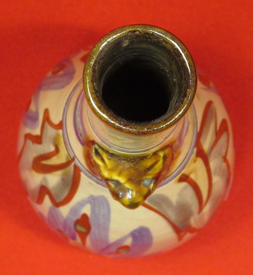 琉球壺屋窯 新垣勲 花瓶 やちむん 1