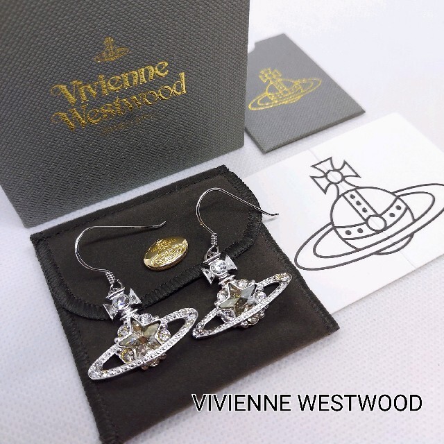 箱、保存袋付き ヴィヴィアンウエストウッド ピアス Vivienne Westwood