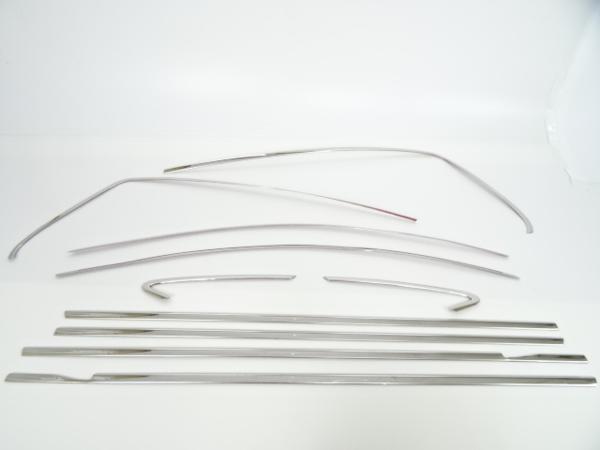 | UBOG 25フィート クロムトリム、クロムトリムモールディング ウィンドウ For ステンレススチール製車ドアフルウィンドウフレームウィンドウシル Action ドレスアップ ウィンドウトリム サイドウインドモール 外装 日産 ハイウェイスター Strip 車＆バイク