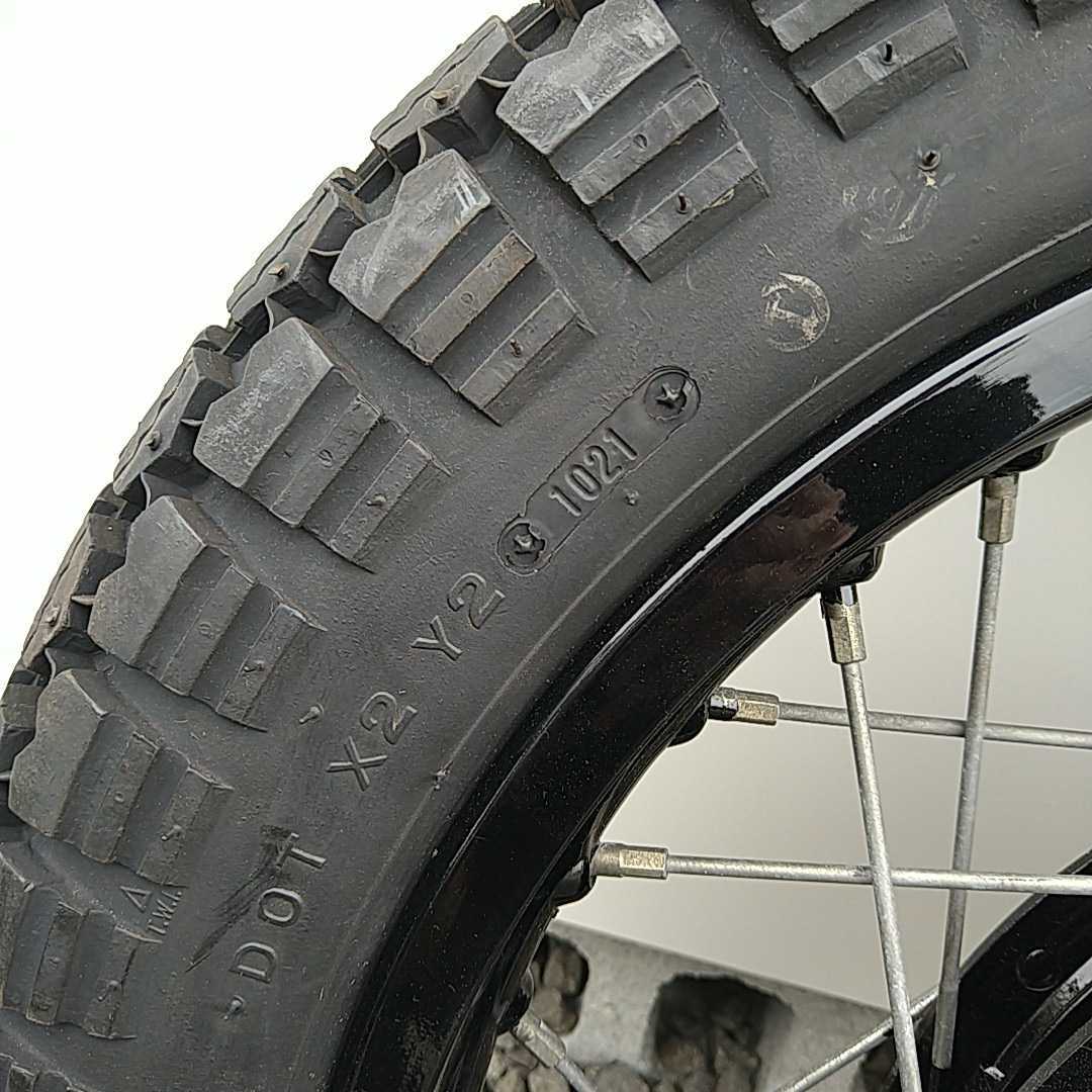 ヤマハ SR400 フロントホイール 新品タイヤ付 DURO 18-4.00 SR500