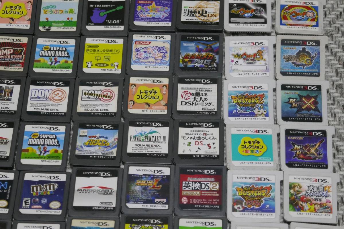 ◇DS・3DSソフトのみ まとめて100本セット A / ジャンク 