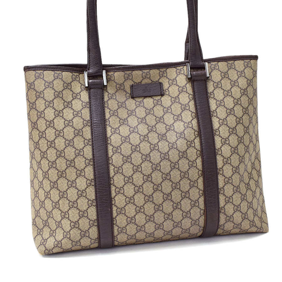 1円 ◇美品 GUCCI グッチ トートバッグ ショルダー 114288 GG  