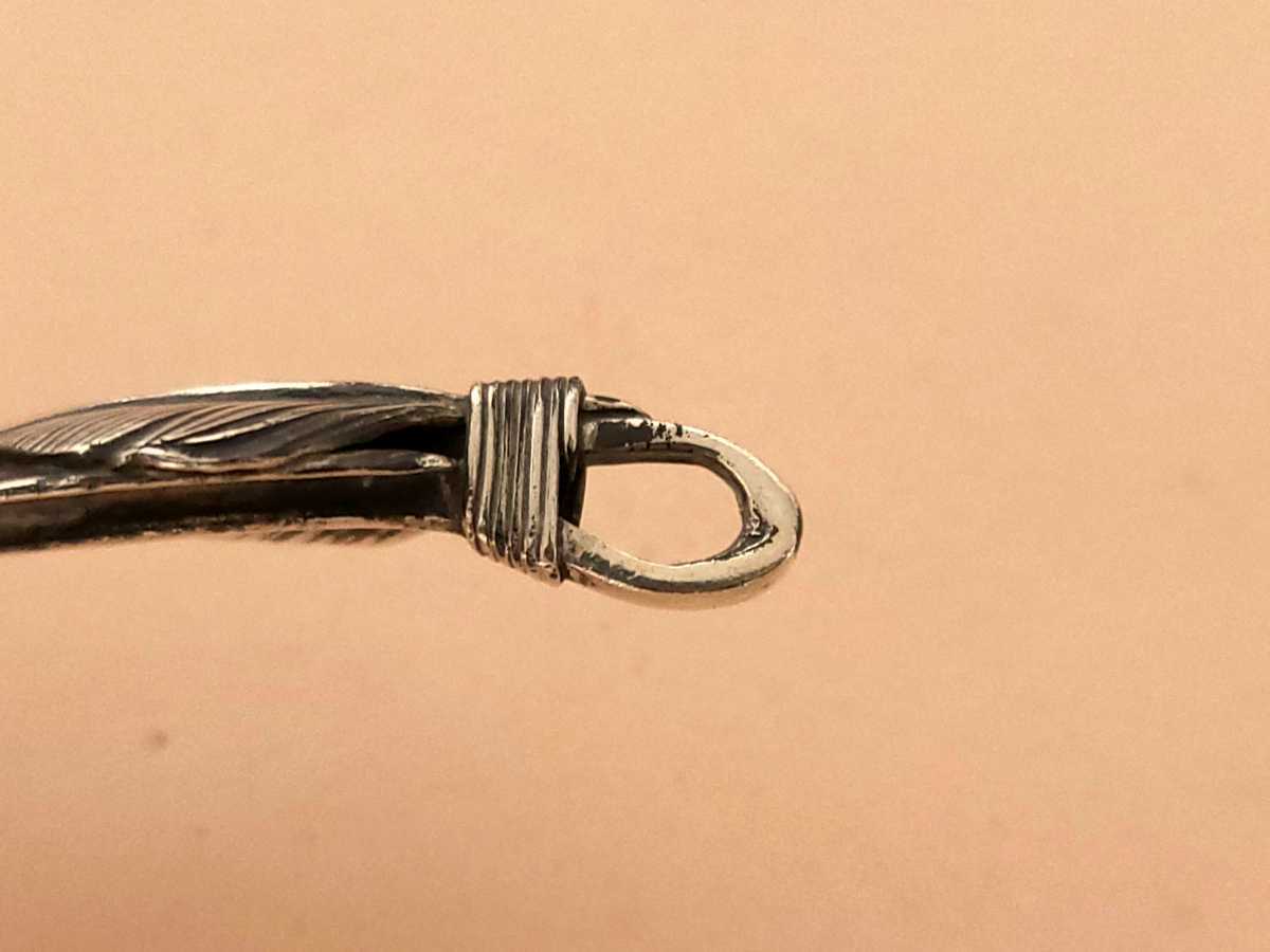 ゴローズ goro's 上銀ハート特大フェザー　18kローズ_10