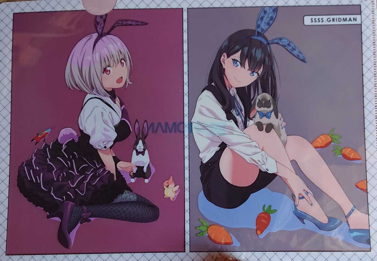 SSSS.GRIDMAN クリアファイル 新条アカネ 宝多六花 バニー 限定