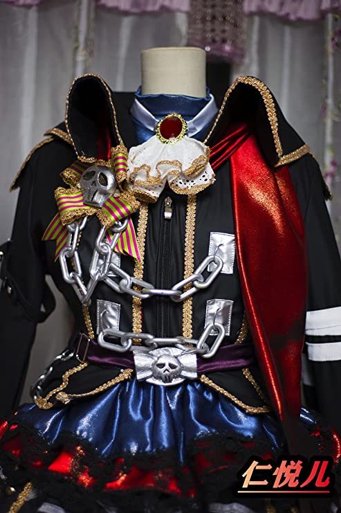 シンデレラガールズ(デレステ) SSR+ 白坂小梅 センリツノヨル 特訓後 コスプレ衣装風(ウィッグ 靴別売り)_3