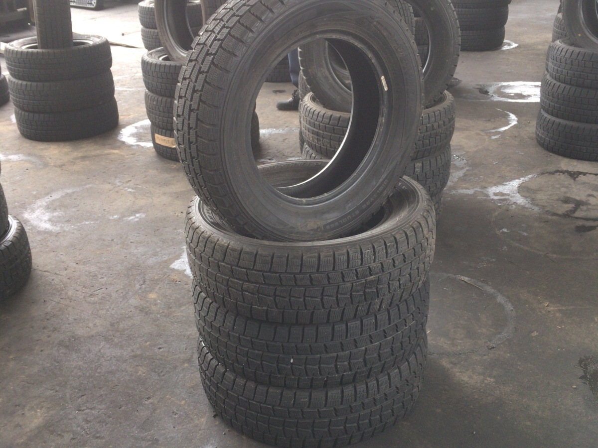 格安，限定セール 約9分山 2019年式 ダンロップ スタッドレス4本セット 195/65R15 91Q(中古品)｜売買されたオークション情報、yahooの商品情報をアーカイブ公開 - オークファン 15インチ