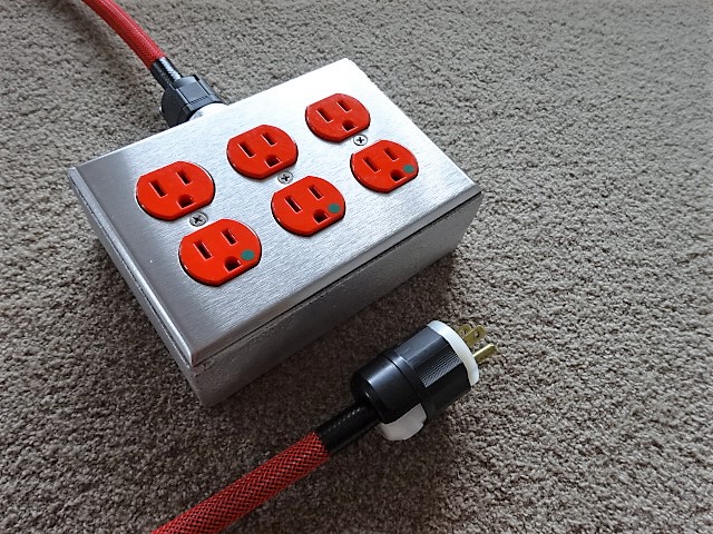 鋳物重鉄レヴィトン&フジクラケーブル最強の6口タップ非メッキ☆自作！_1