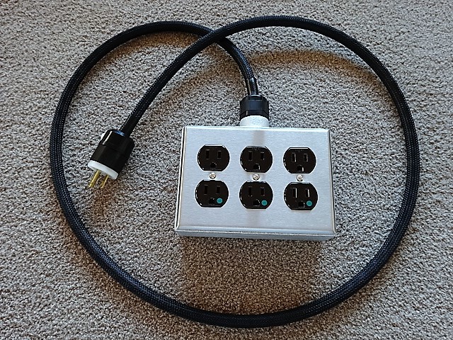 鋳物重鉄レヴィトン&フジクラケーブル最強の6口タップ非メッキ☆自作！_4