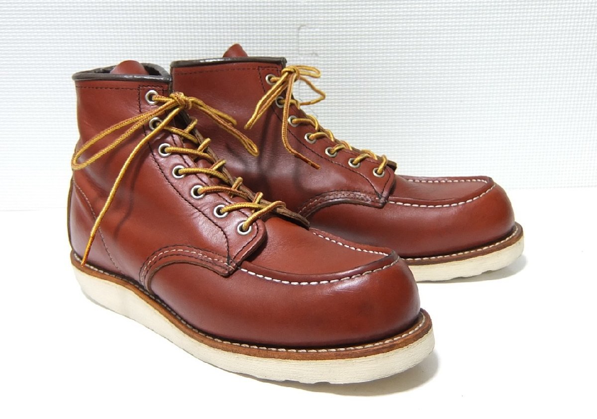 2019年 復刻 犬タグ REDWING 8875 赤茶 8.5E 26.5cm レッドウイング 