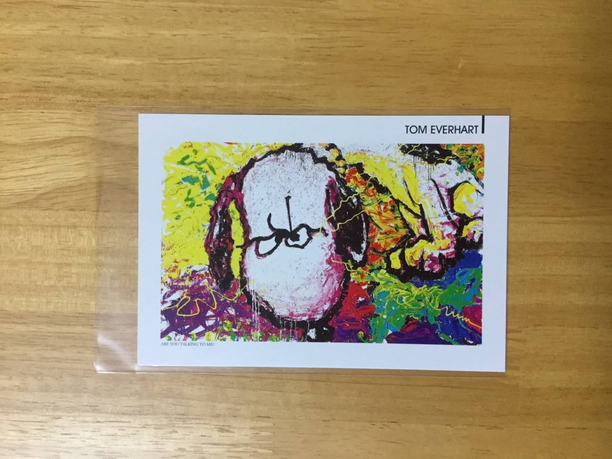 未使用☆TOM EVERHART / トム・エバハート・スヌーピーのポストカード3