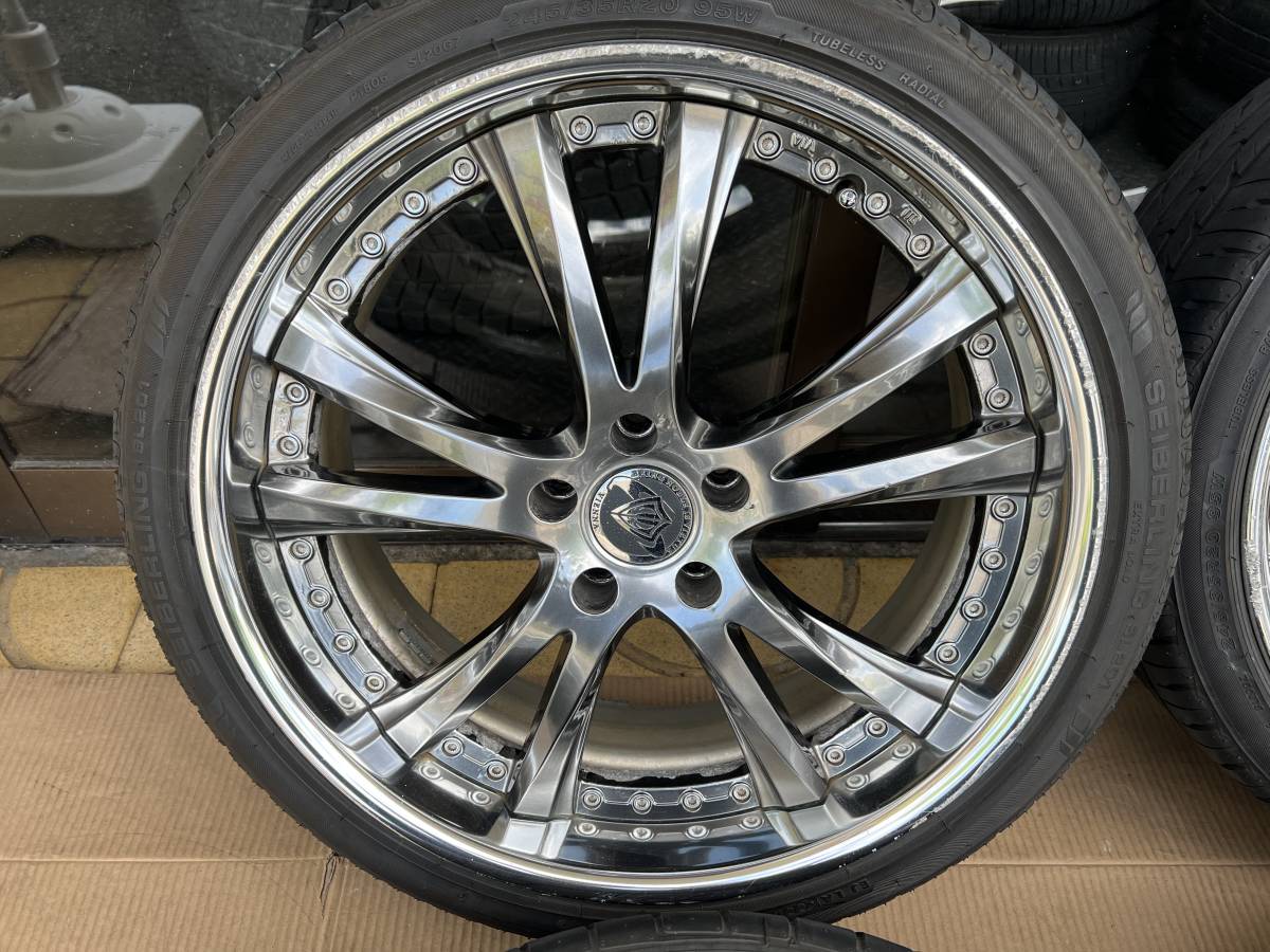 SSR ヴィエナメリージア 20インチ 8.5J +30 114.3 5穴 245/35R20 4本 