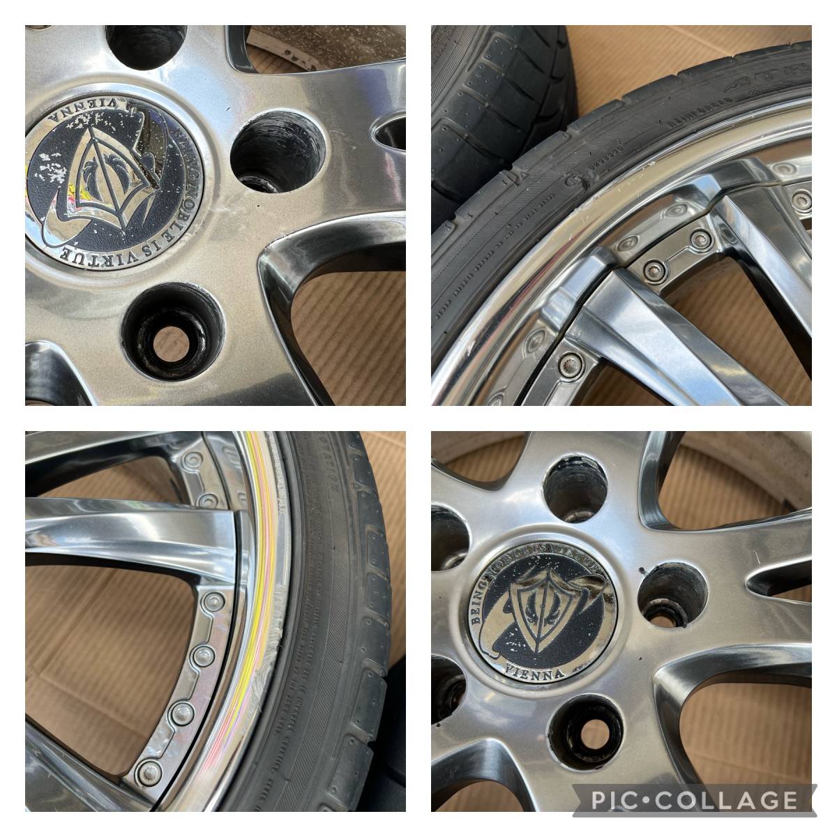 SSR ヴィエナメリージア 20インチ 8.5J +30 114.3 5穴 245/35R20 4本 