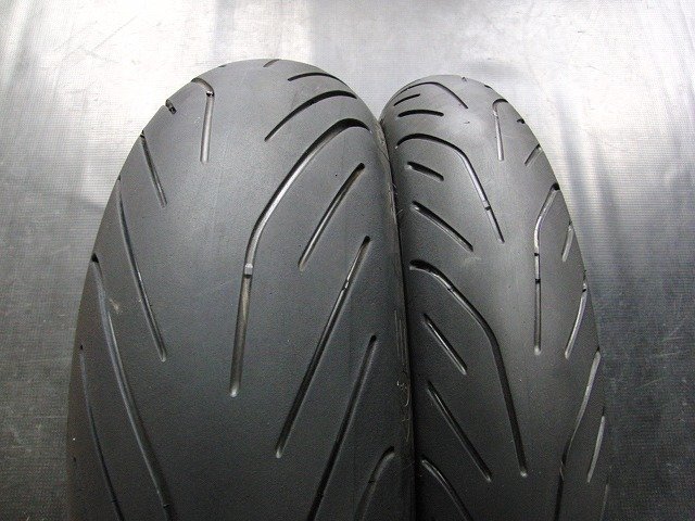 中古前後セット!ミシュラン◎パイロットパワー3. 120/70ZR17. 190/50ZR17. TK216:22063
