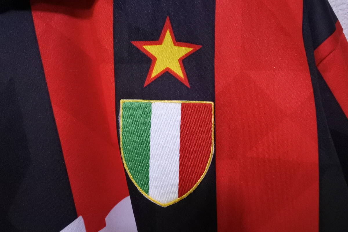 90's ACミラン lotto ロット 長袖 ユニフォーム size M-L ホーム 1993