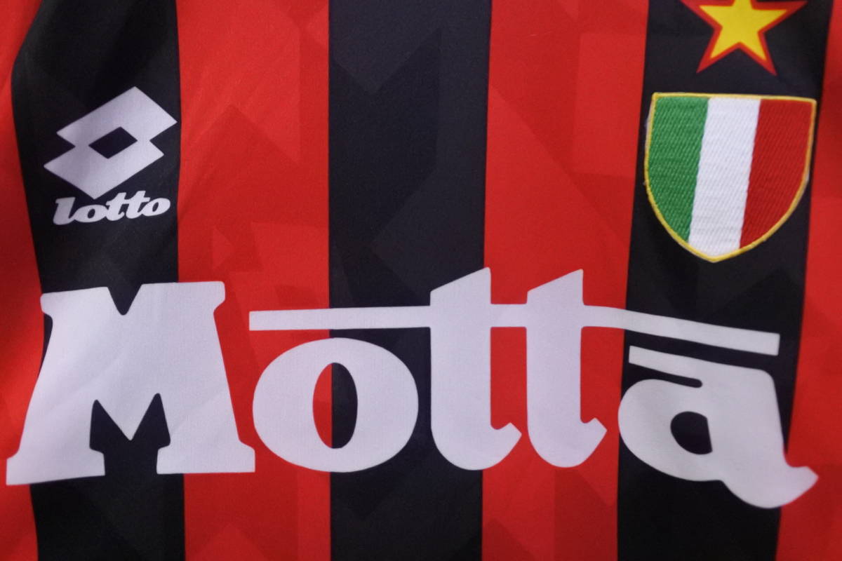90's ACミラン lotto ロット 長袖 ユニフォーム size M-L ホーム 1993