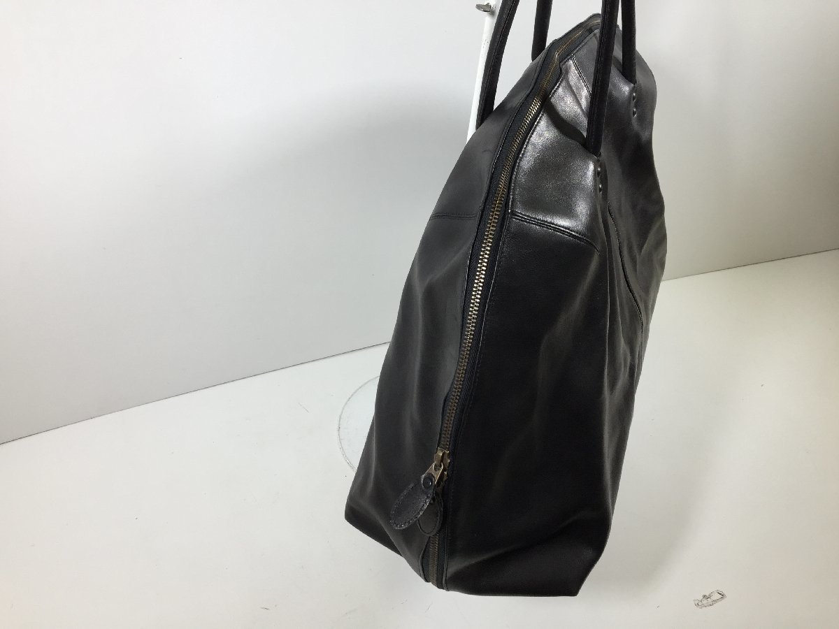 Jurgen Lehl ヨーガンレール ボストンバッグ ブラック レザー Jurgen Lehl ヨーガンレール ボストンバッグ ブラック レザー
