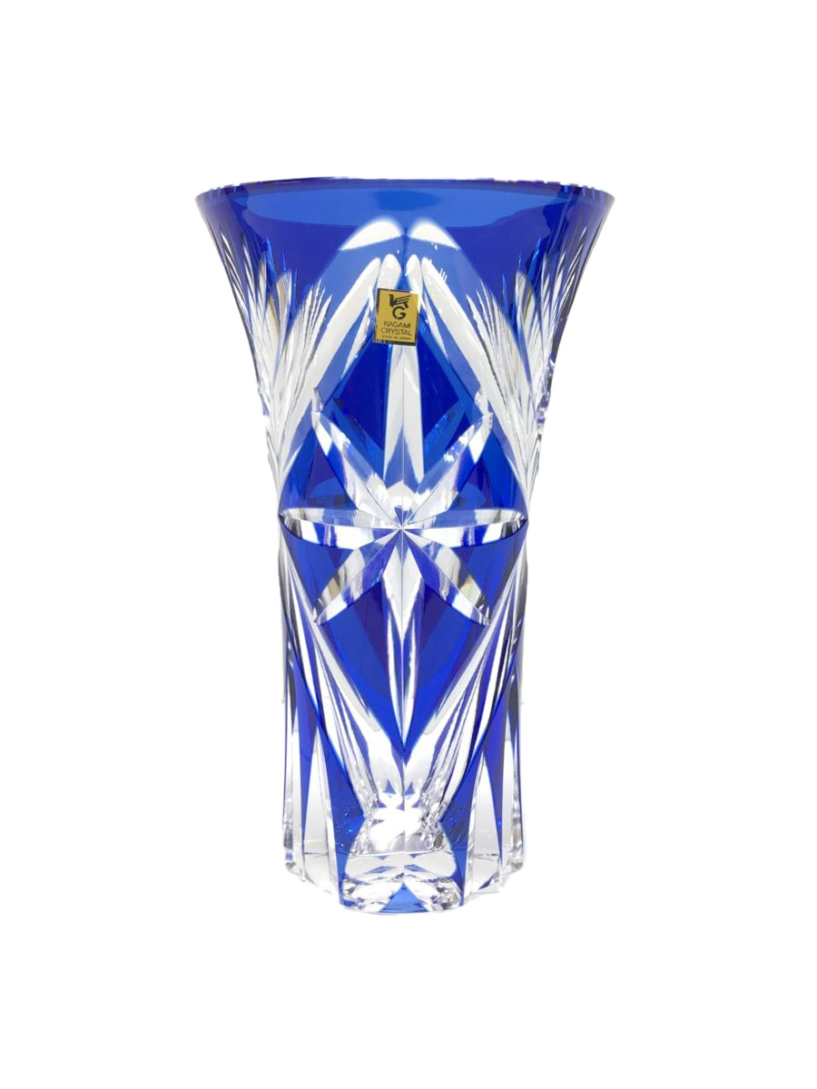 KAGAMI | CRYSTAL 公式通販 CRYSTAL◇壷・花瓶⁄BLU⁄F654-1844CCB
