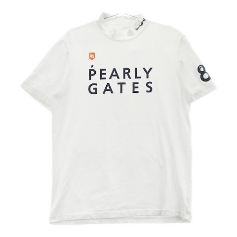 お得，大得価 1円 PEARLY GATES パーリーゲイツ 2020年モデル 半袖ハイネックTシャツ ホワイト系 6 240001628001 ゴルフウェア メンズ(パーリーゲイツ)｜売買されたオークション情報、yahooの商品情報をアーカイブ シャツ