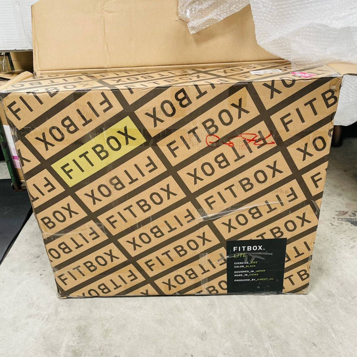FITBOX LITE 第3世代フィットネスバイク スピンバイク ダイエット器具 組み立て簡単 静音 レーニングバイク(トレーニング機器 ...